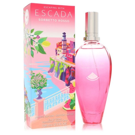 Escada Sorbetto Rosso by Escada Eau De Toilette Spray (Limited Edition) 100ml for Women