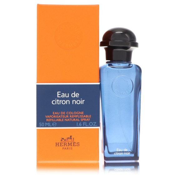 Eau De Citron Noir by Hermes Eau De Cologne Refillable Spray 1.6 oz for Men