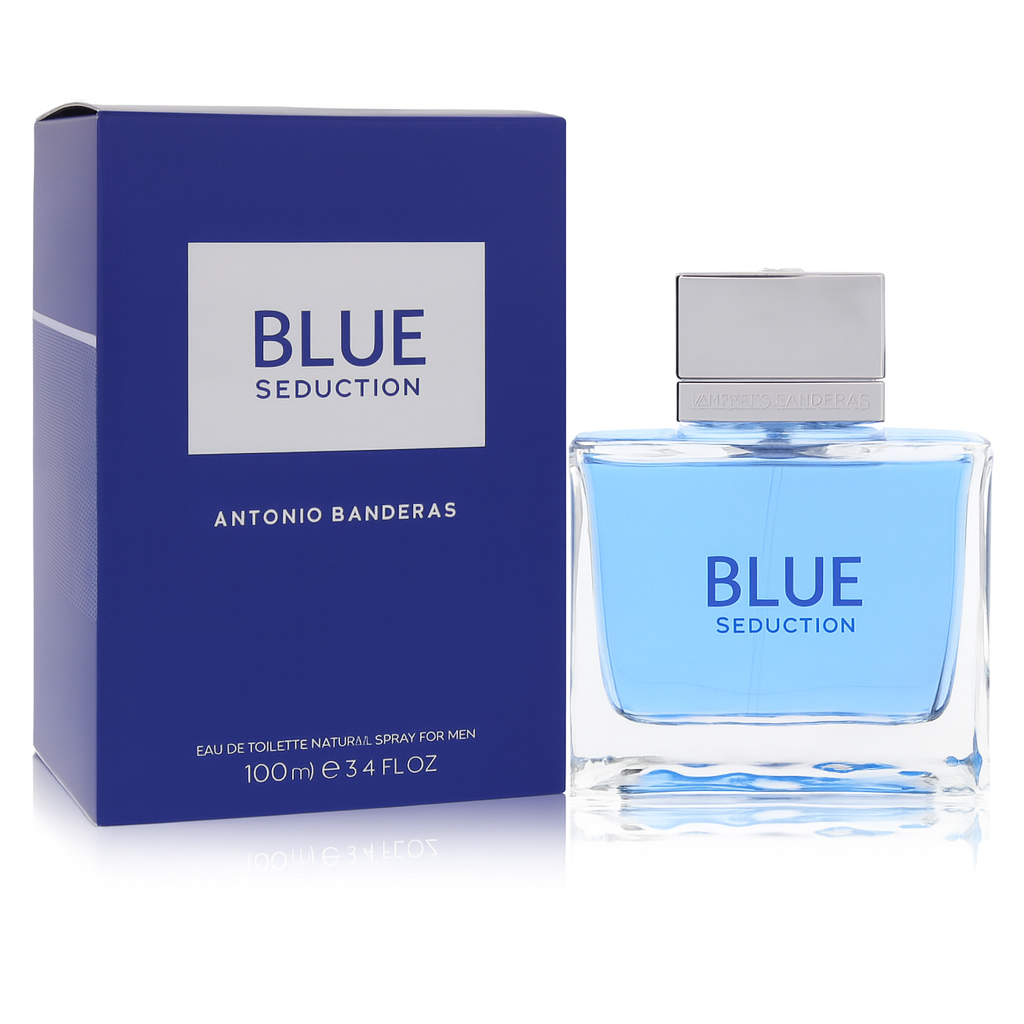 Antonio Banderas Blue Seduction Eau de Toilette Cologne for Men 3.4 fl oz